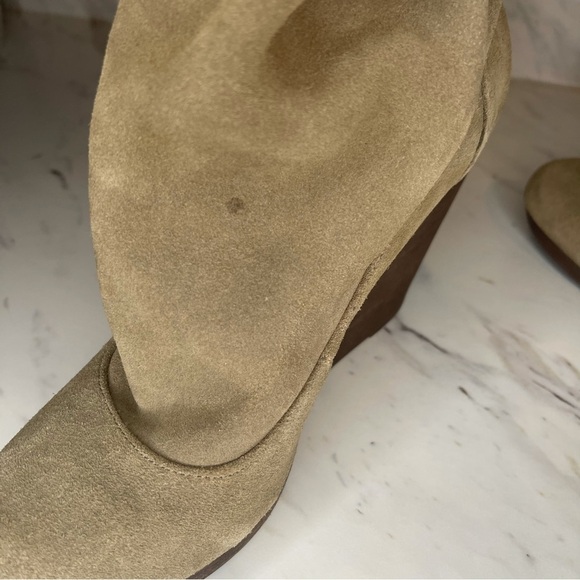 Steve Madden “Matti” Leather Wedge Booties - Size 8M - Picture 3 of 13